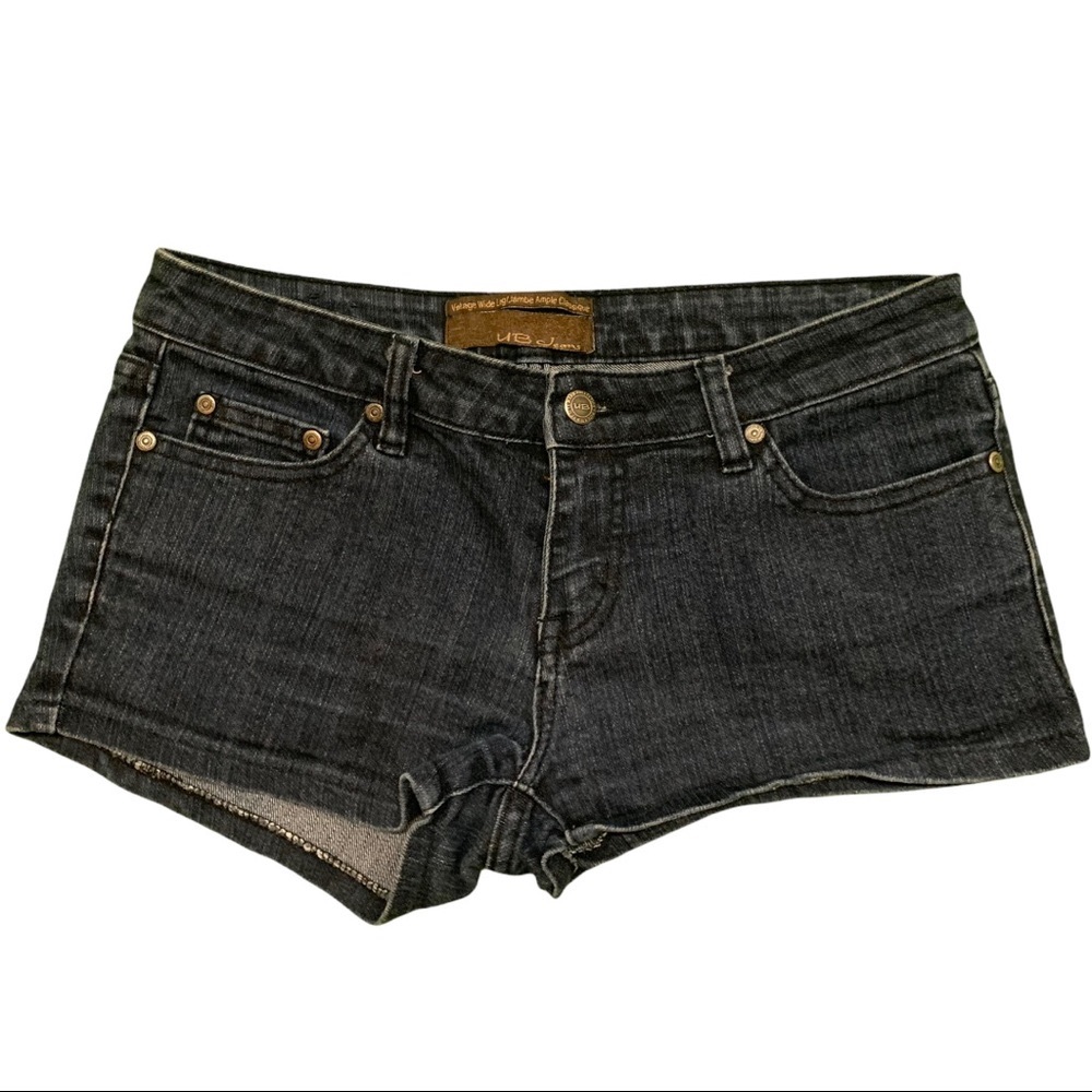 UB Jeans Vintage Wide Jean Denim Light Blue Shorts 29